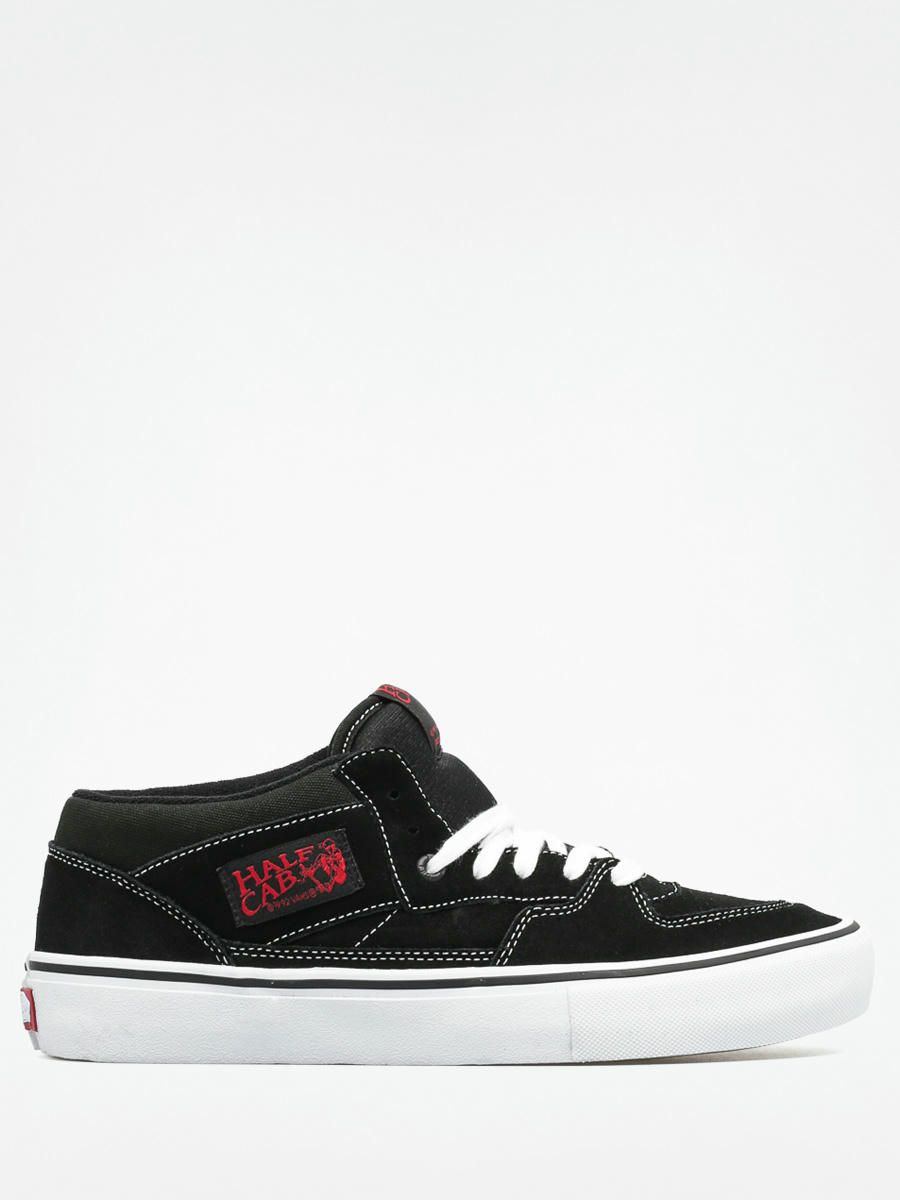 Vans half cab deals pro black white red