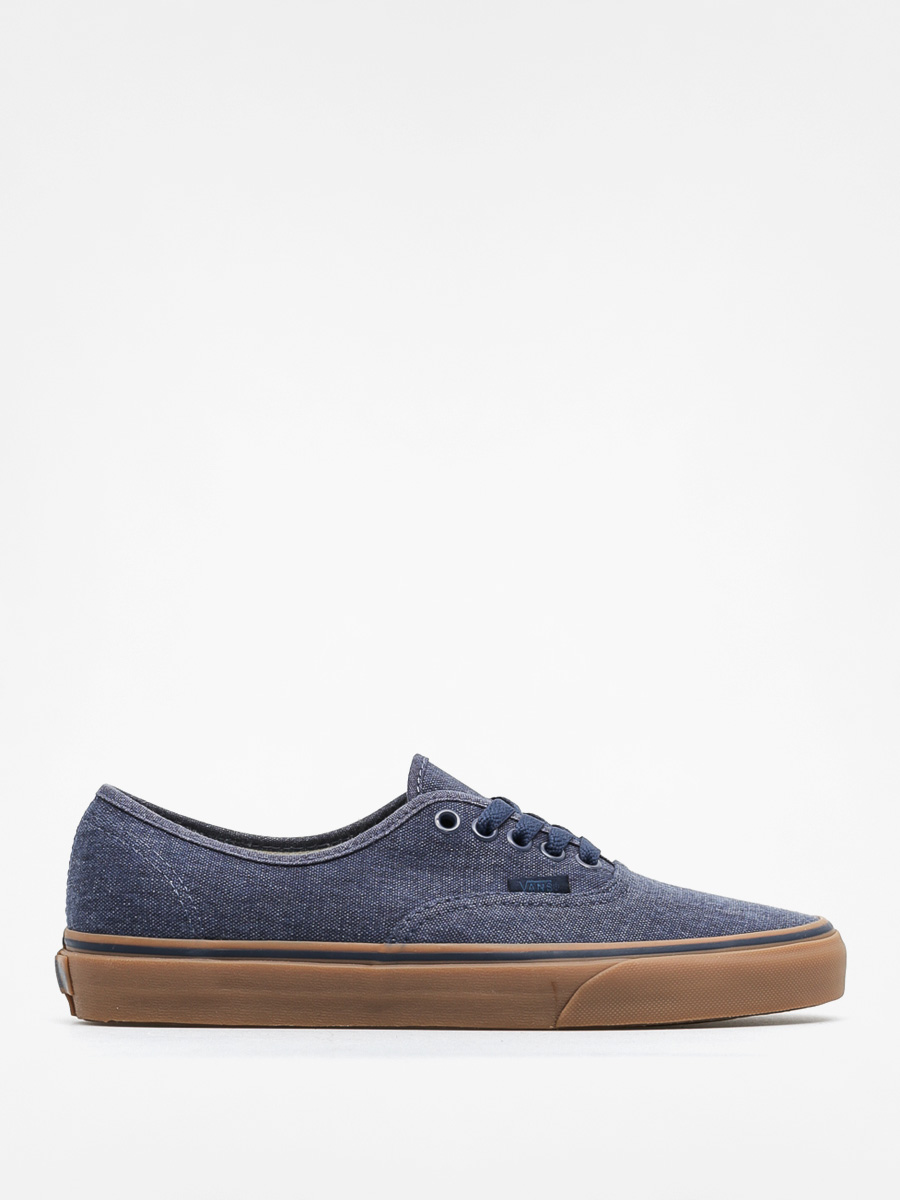 Vans Shoes Authentic (washed canvas/dress blues/gum)