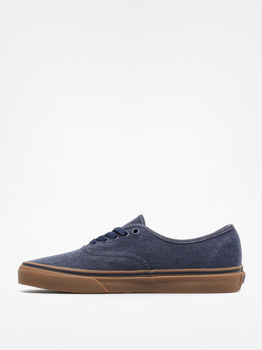 Vans Shoes Authentic (washed canvas/dress blues/gum)