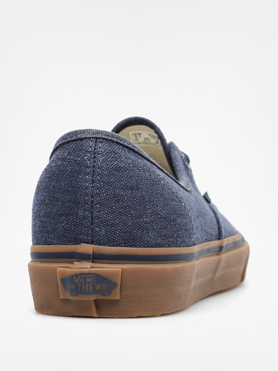 Vans Shoes Authentic (washed canvas/dress blues/gum)