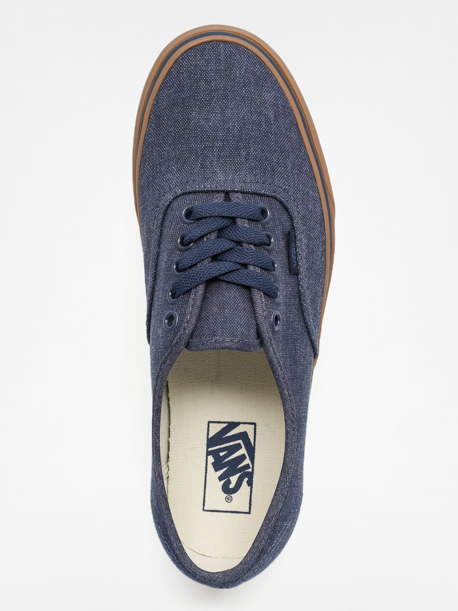 Vans Shoes Authentic (washed canvas/dress blues/gum)