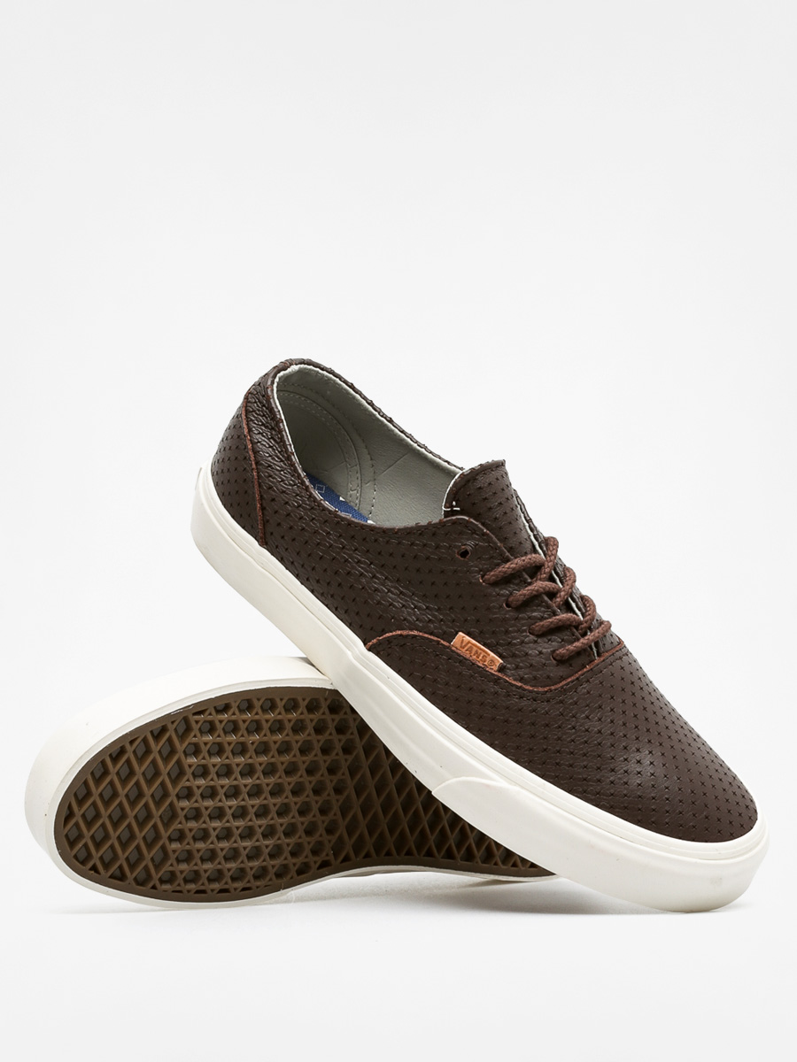 Vans Schuhe Era Decon + (leather emboss/seal brown)