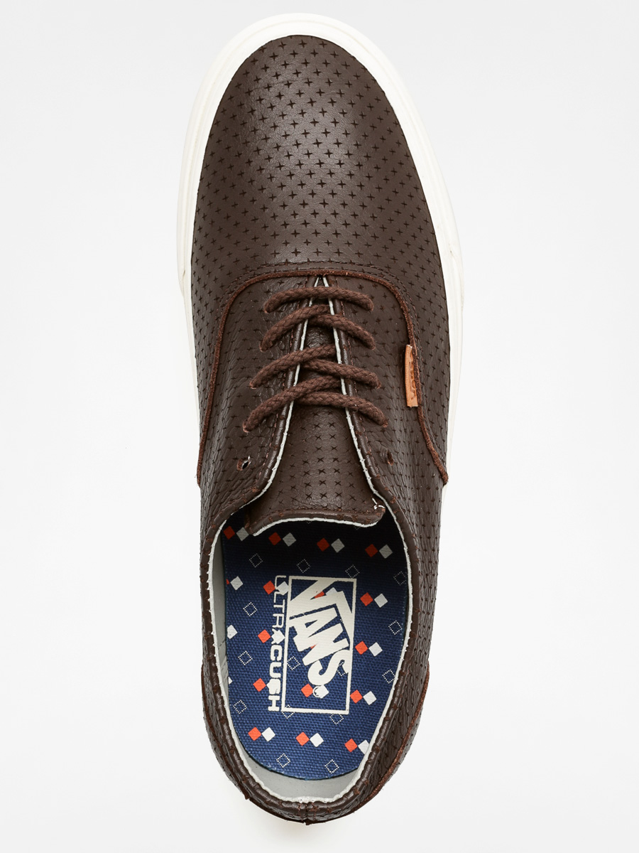 Vans Schuhe Era Decon + (leather emboss/seal brown)