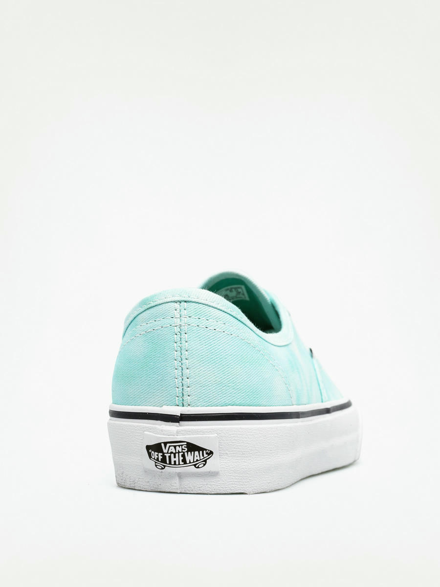 turquoise vans slip on