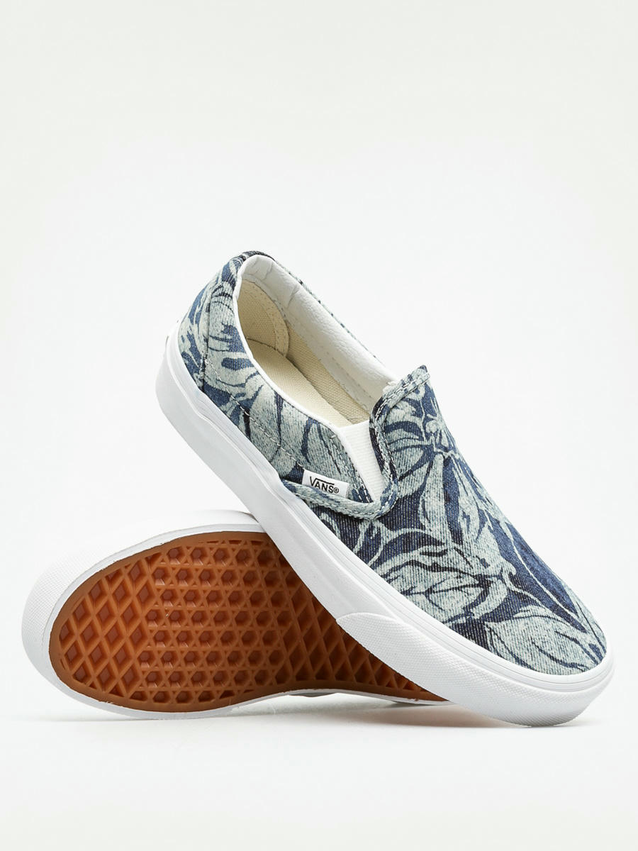 vans slip on indigo