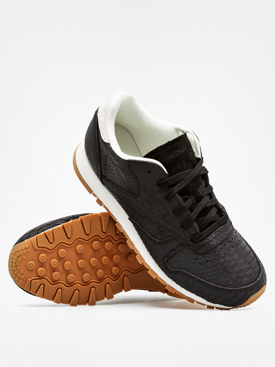 Reebok Sneakers Classic Leather Clean Exotics Wmn (black/chalk)