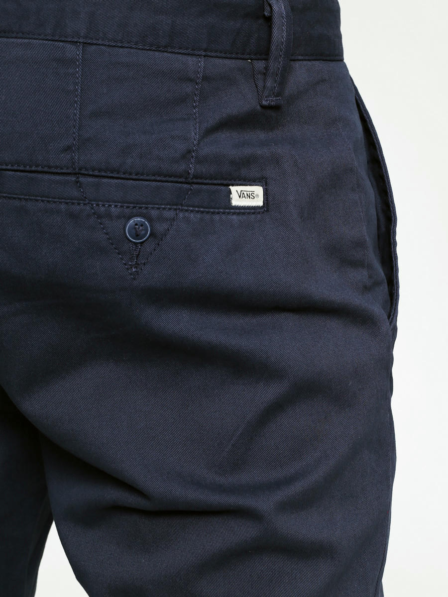 vans pants navy