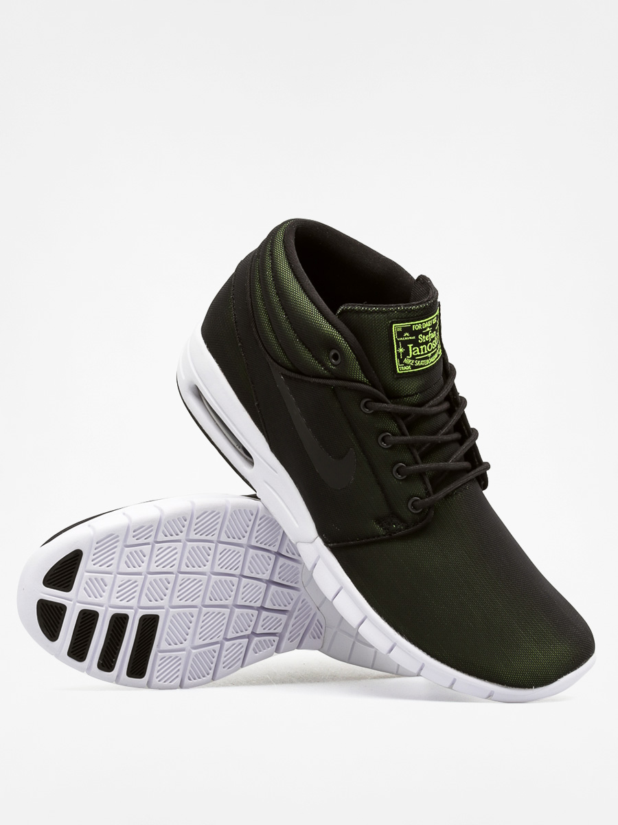 Nike Sneakers Stefan Janoski Max Mid Schwarz (black/black dark