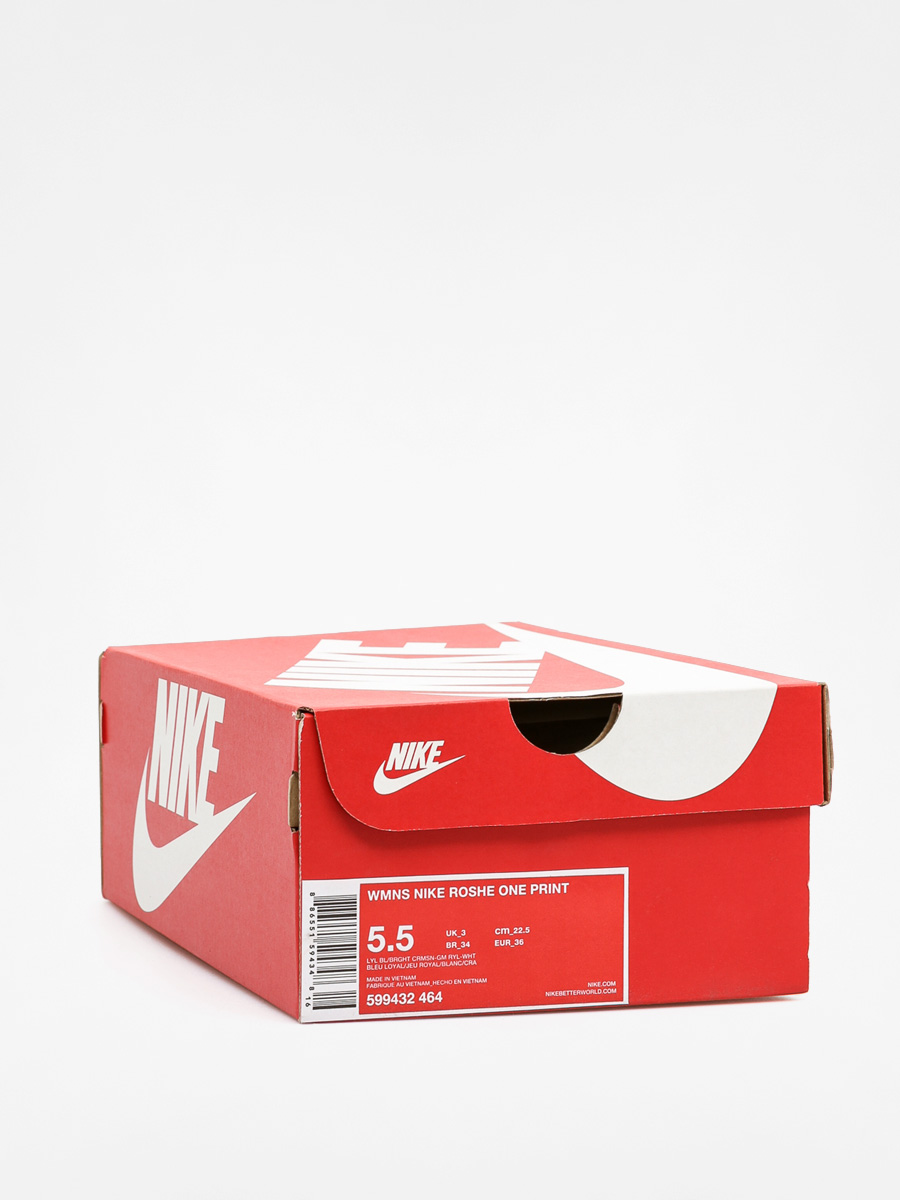 Nike Roshe One Shoes Wmn (Print lyl bl/brght crmsn gm ryl wht)