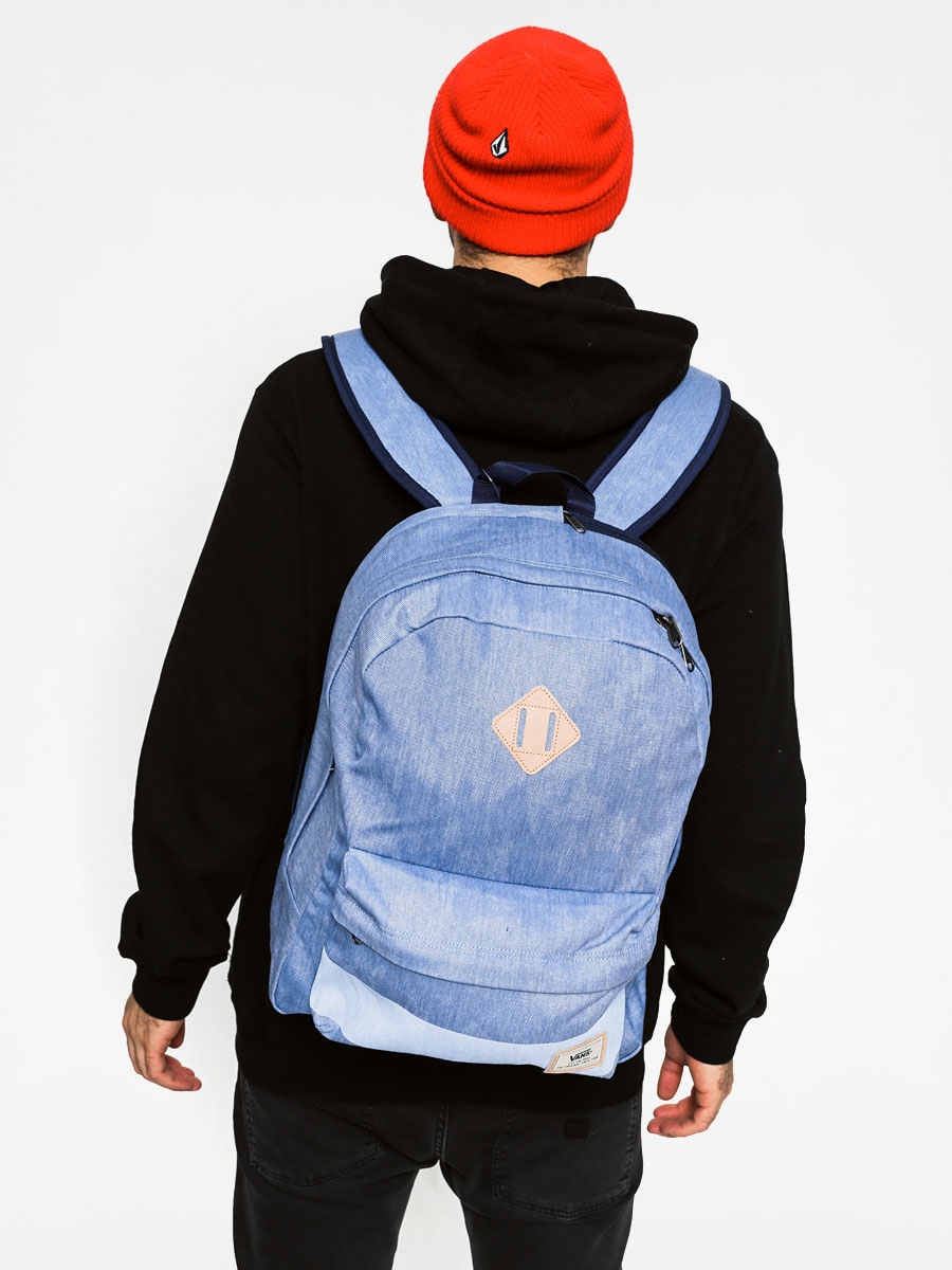 vans denim backpack