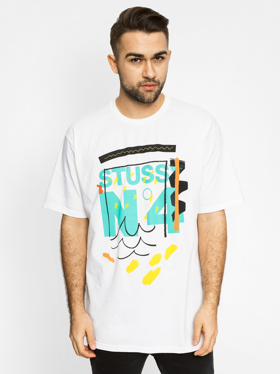 Stussy T-shirt No 4 Doodle (white)