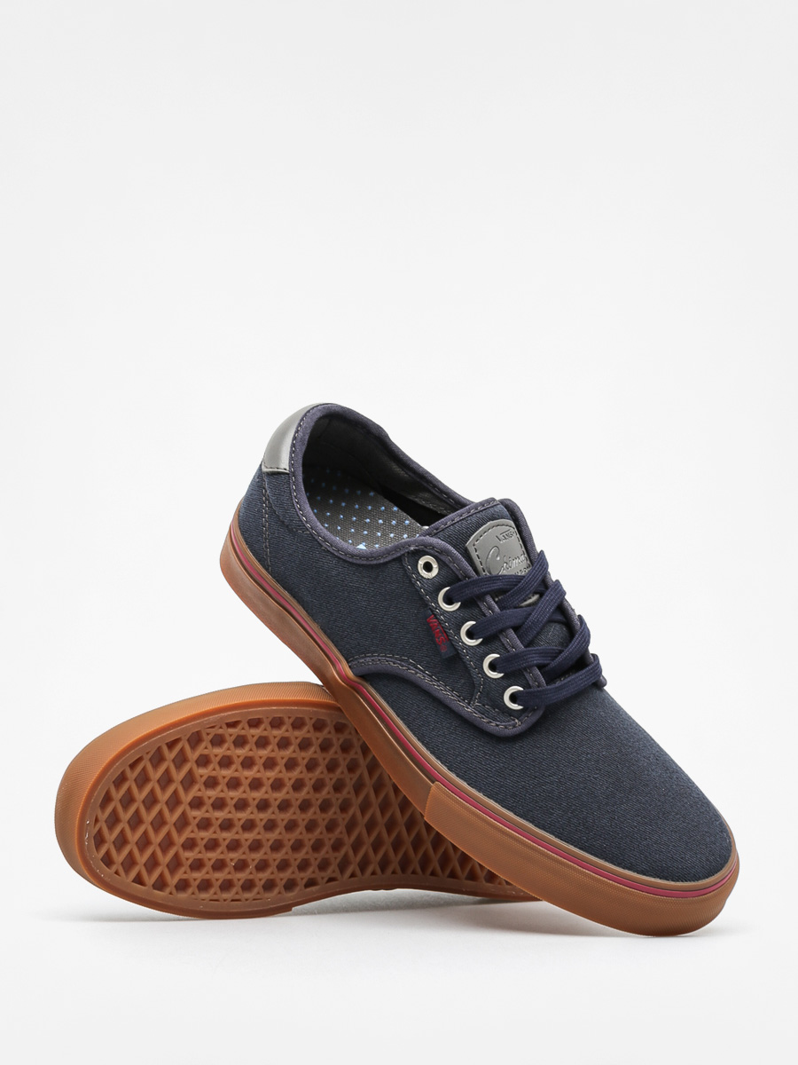 blue vans chima pro navy