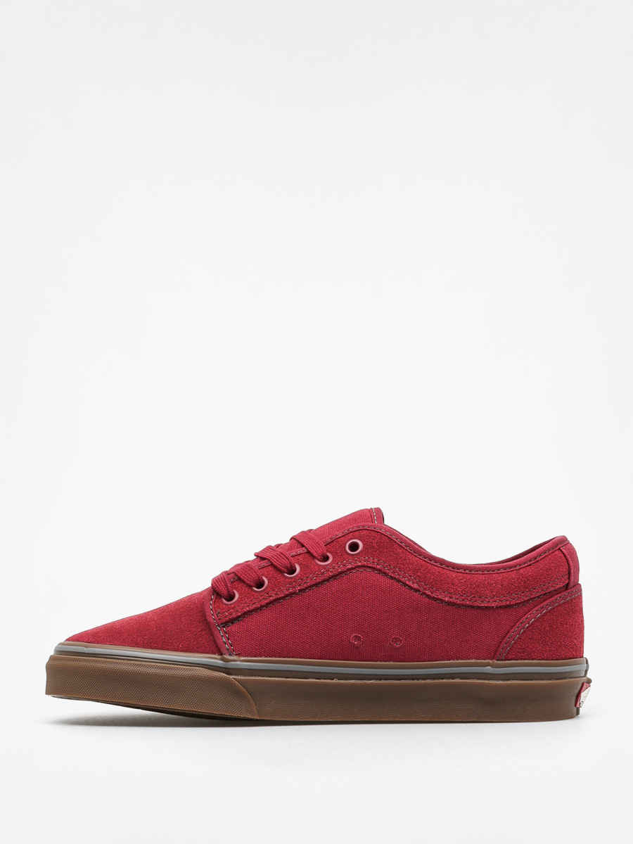 vans chukka low red gum