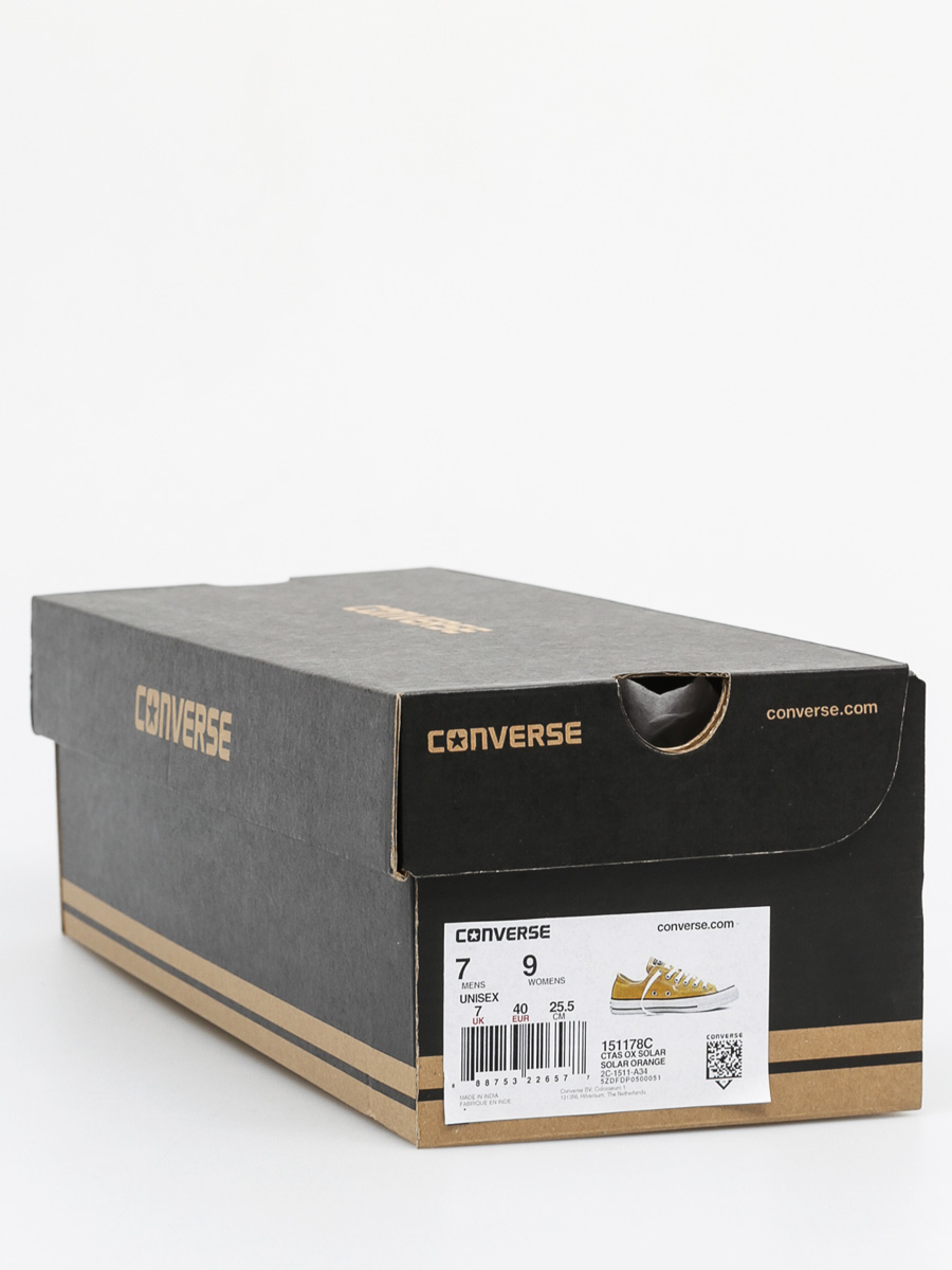 solar orange converse