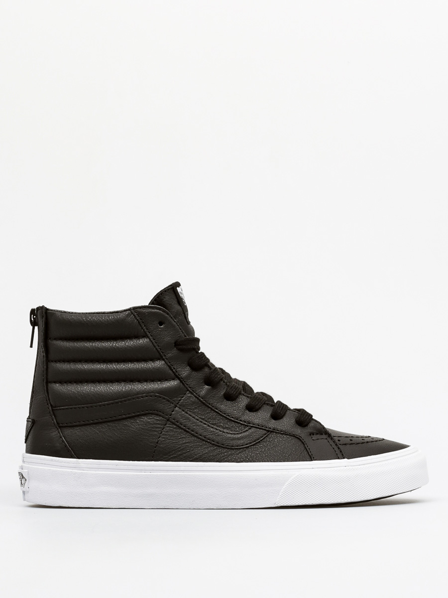 Vans Shoes Sk8 Hi Reissue Zip (premium leather/black/true white)
