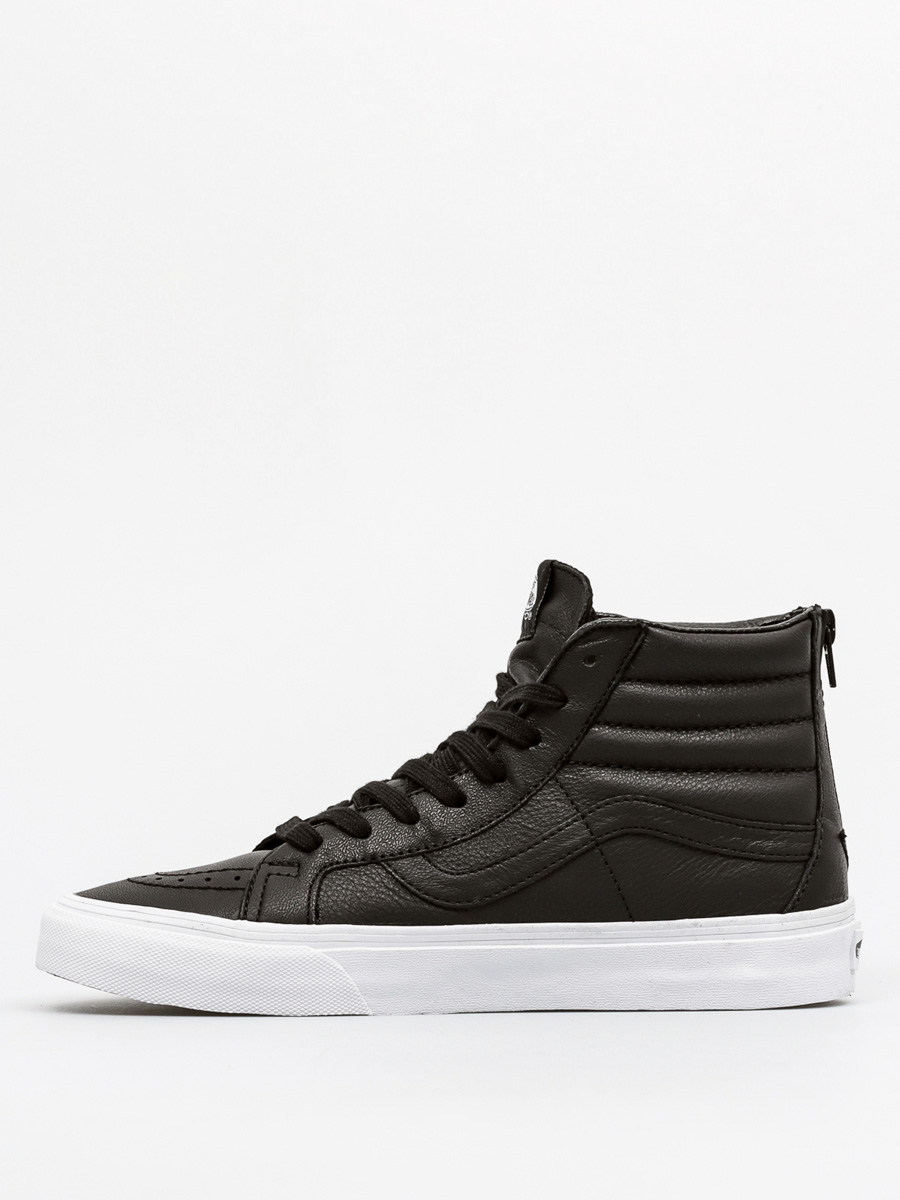 Vans Shoes Sk8 Hi Reissue Zip (premium leather/black/true white)
