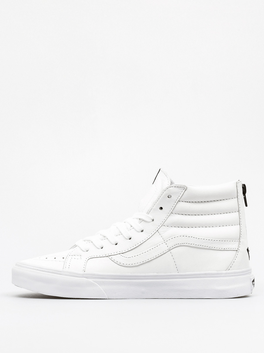 Vans Shoes Sk8 Hi Reissue Zip (premium leather/true white/black)