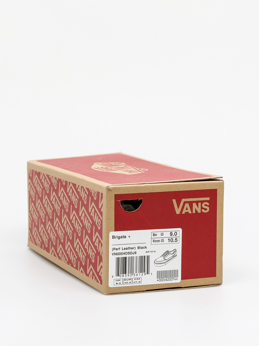 Vans Shoes Brigata + (perf leather/black)