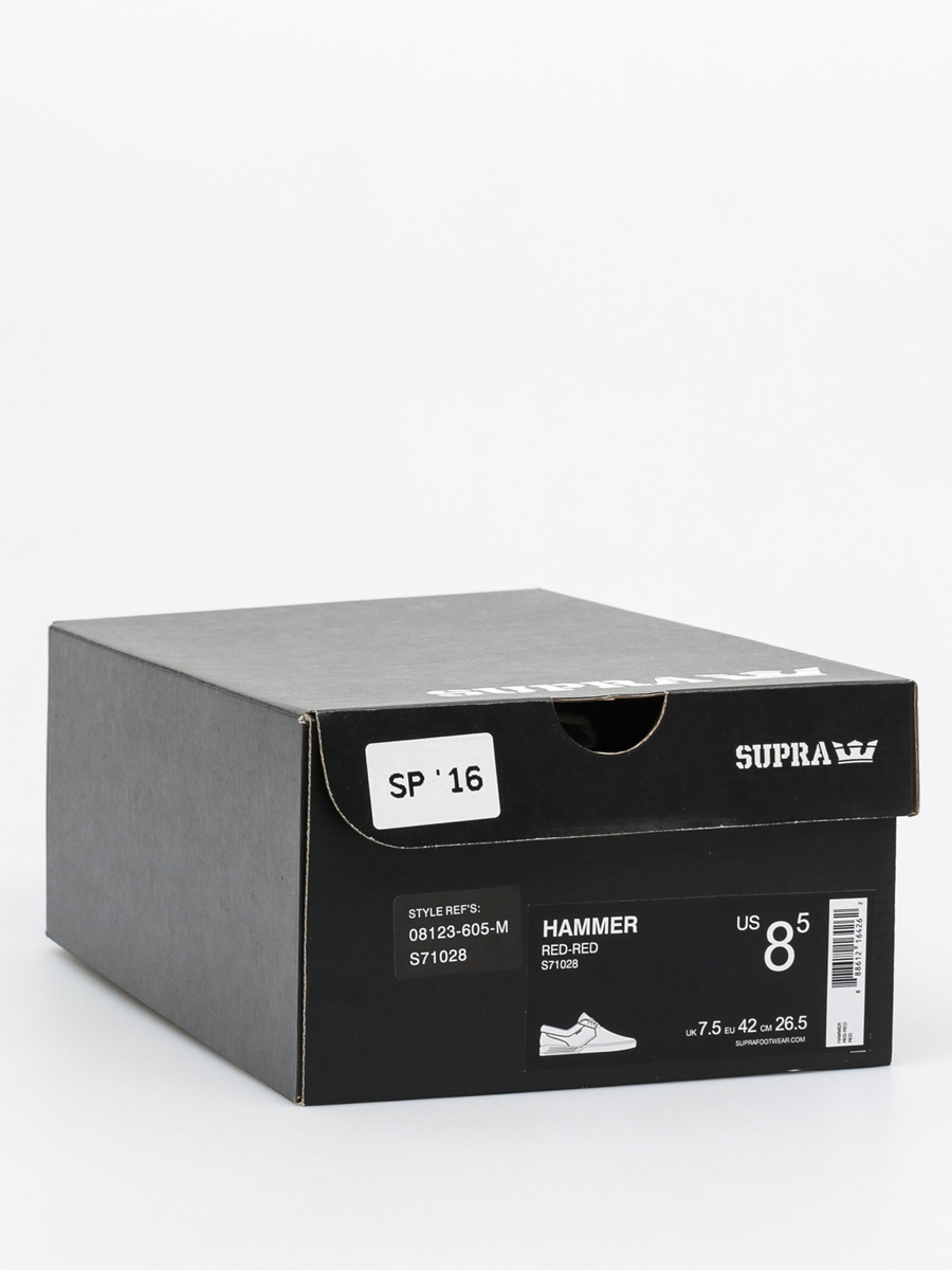 Supra Shoes Hammer (red red)
