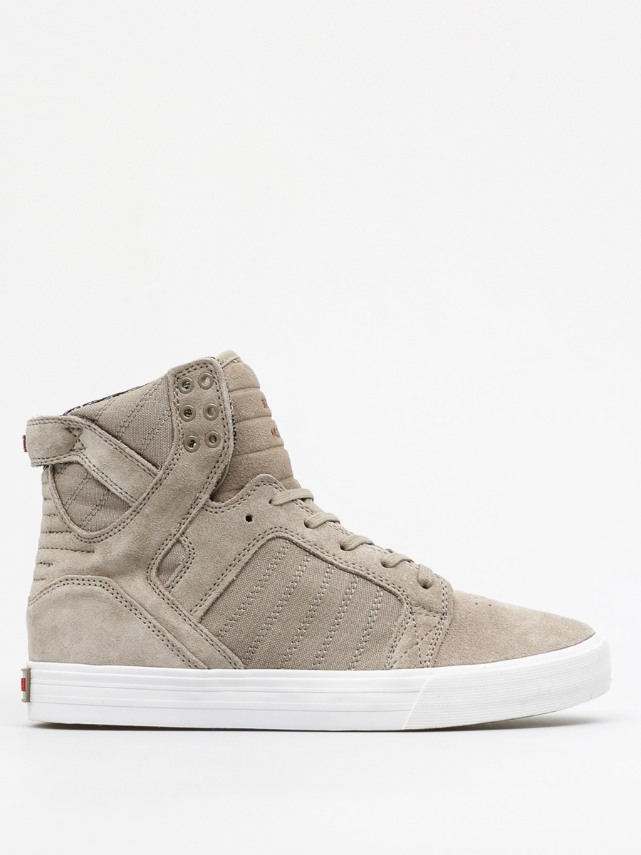 Supra Shoes Skytop (dark khaki white)