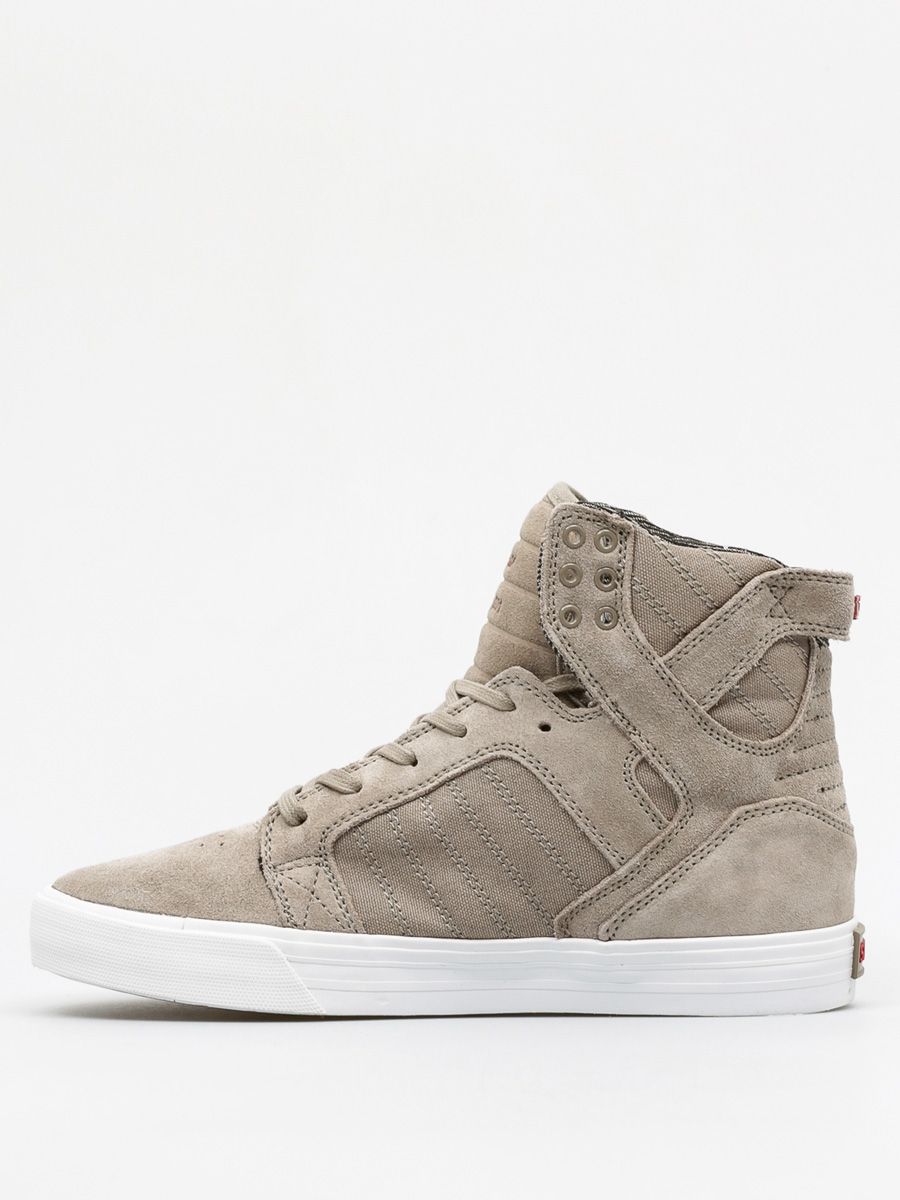 Supra Shoes Skytop (dark khaki white)