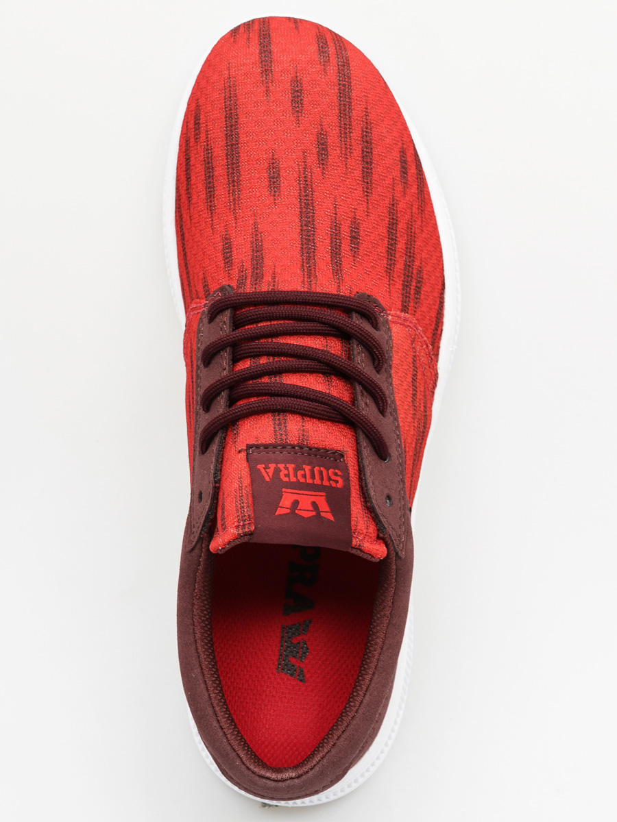 Supra Sneakers Hammer Run (red/burgundy white)