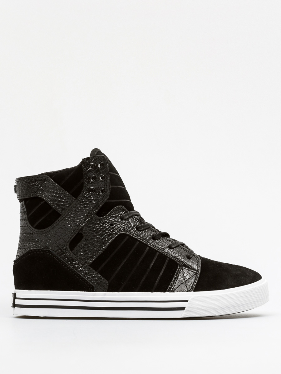 Supra Shoes Skytop (black/croc white)