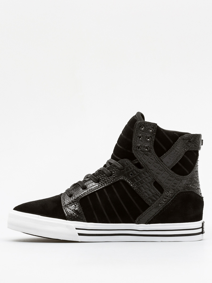 Supra Shoes Skytop (black/croc white)