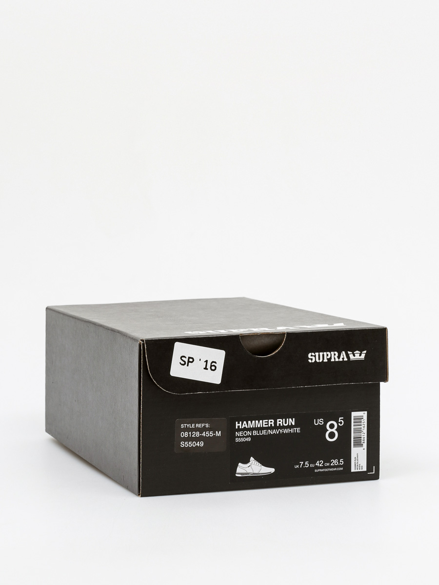 Supra Sneakers Hammer Run (neon blue/navy white)