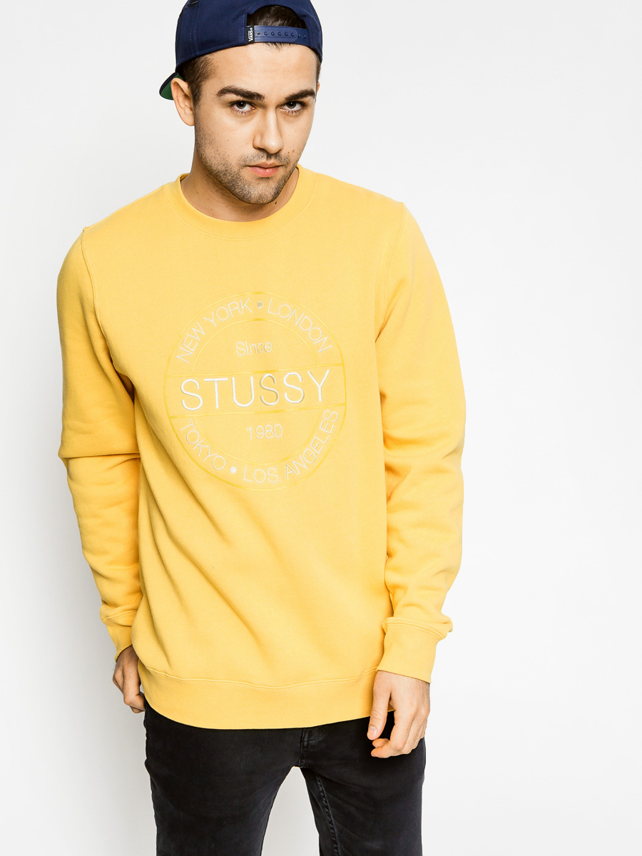 faded yellow sweatshirt