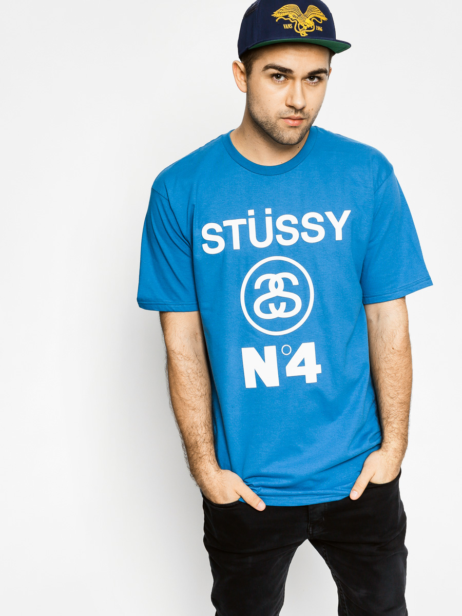 Stussy T-shirt No 4 Tee (blue)