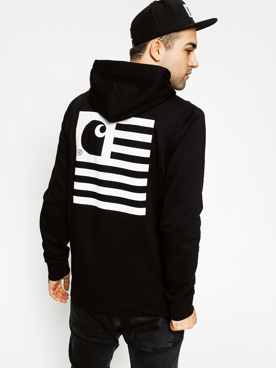 Carhartt Hoodie Hooded Stated Flag HD (black/white)
