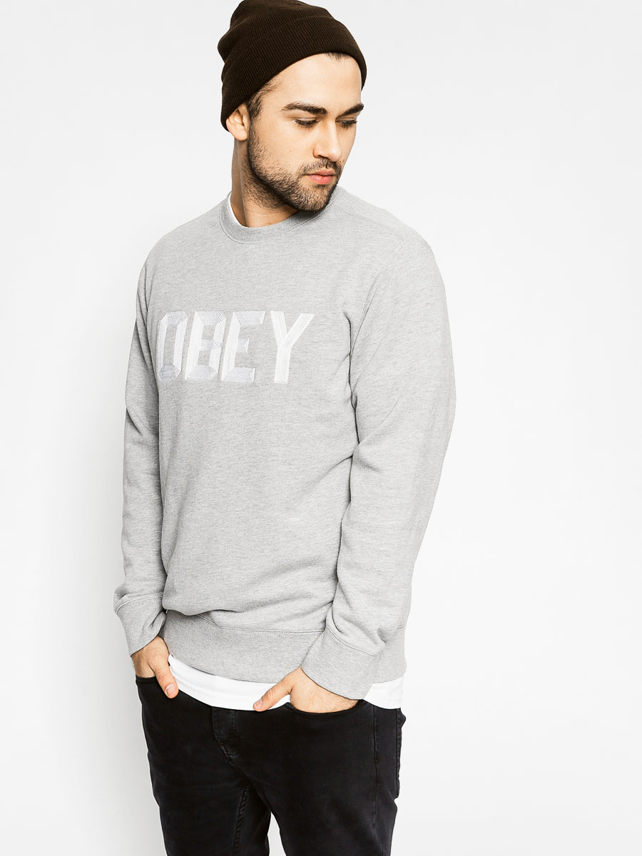 OBEY Sweatshirt Obey Fordam Crew (heather grey)