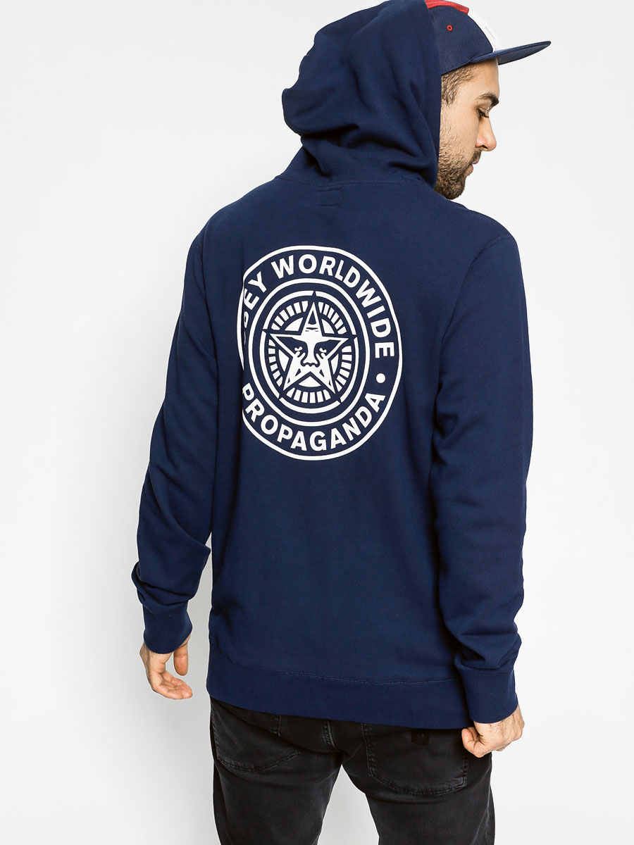 OBEY Hoodie Obey Propaganda Seal Pullover HD (navy)