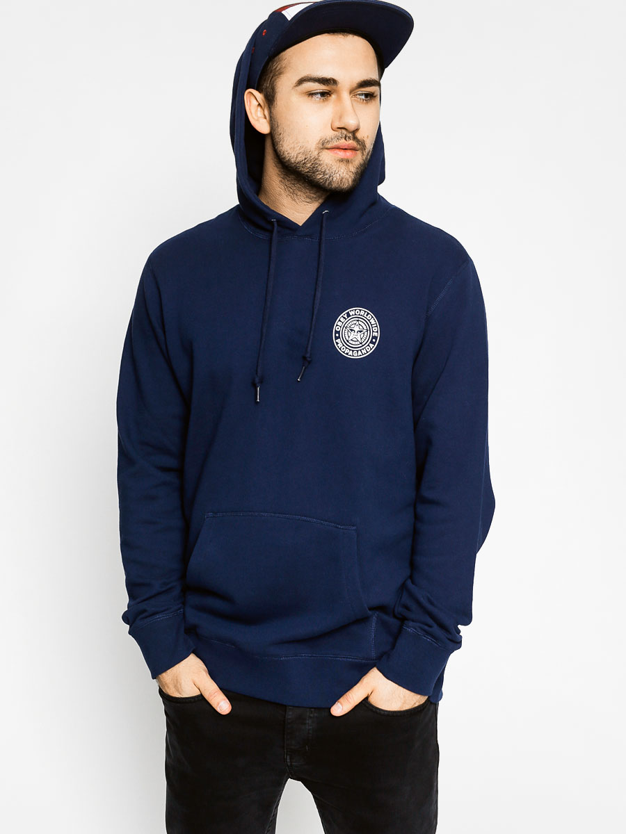 OBEY Hoodie Obey Propaganda Seal Pullover HD (navy)