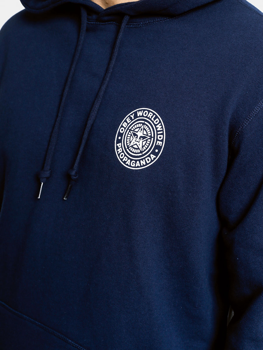 OBEY Hoodie Obey Propaganda Seal Pullover HD (navy)