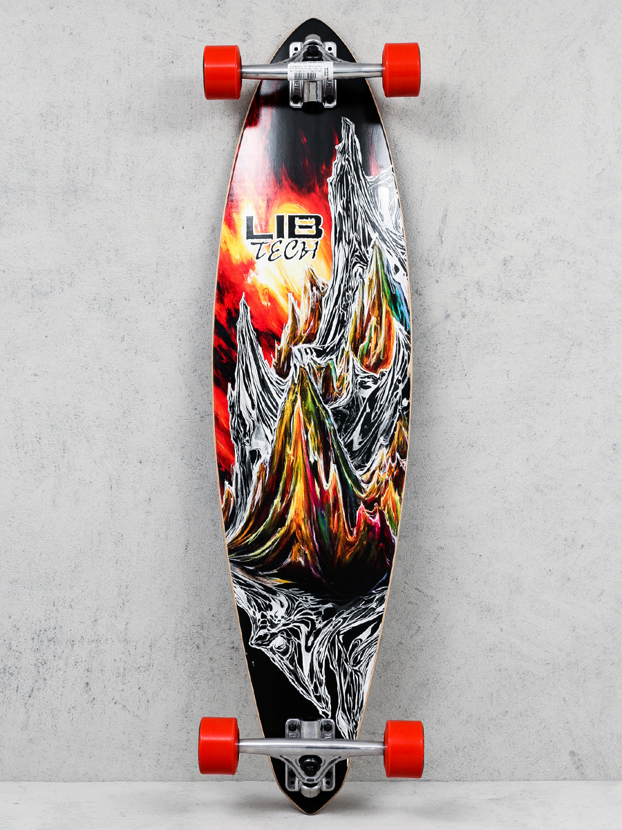 Lib Tech Longboard Attack Carver Comp (red orange multi/red)
