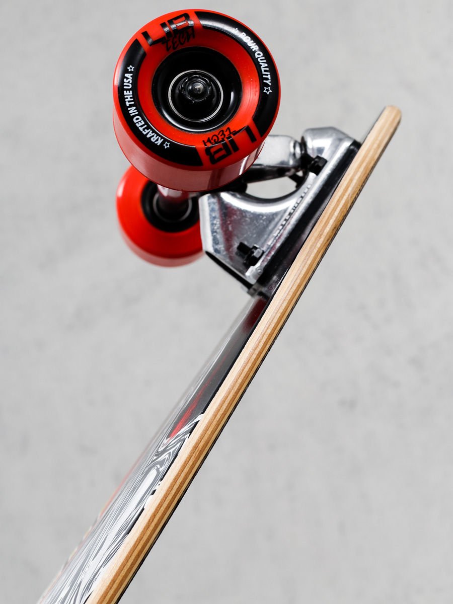 Lib Tech Longboard Attack Carver Comp (red orange multi/red)