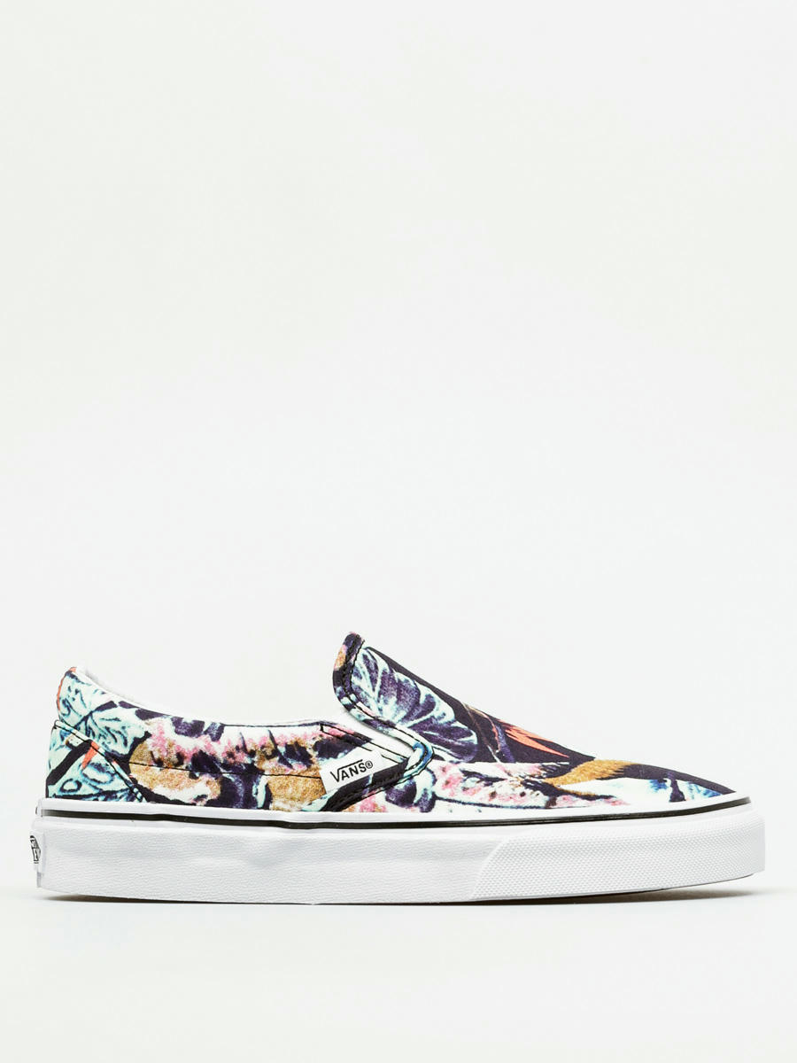 vans classic slip on multi tropic