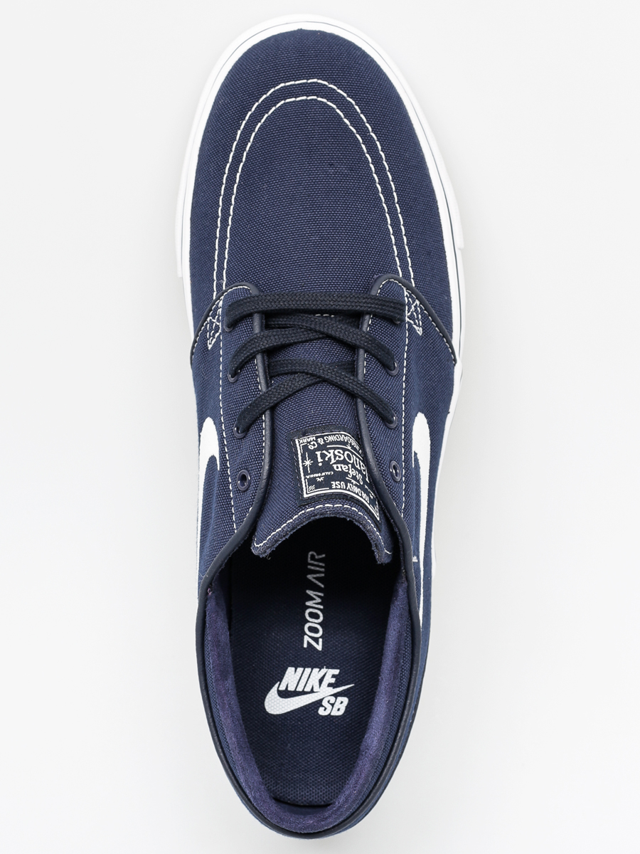 Nike SB Schuhe Zoom Stefan Janoski Cnvs (obsidian/white gum light brown)