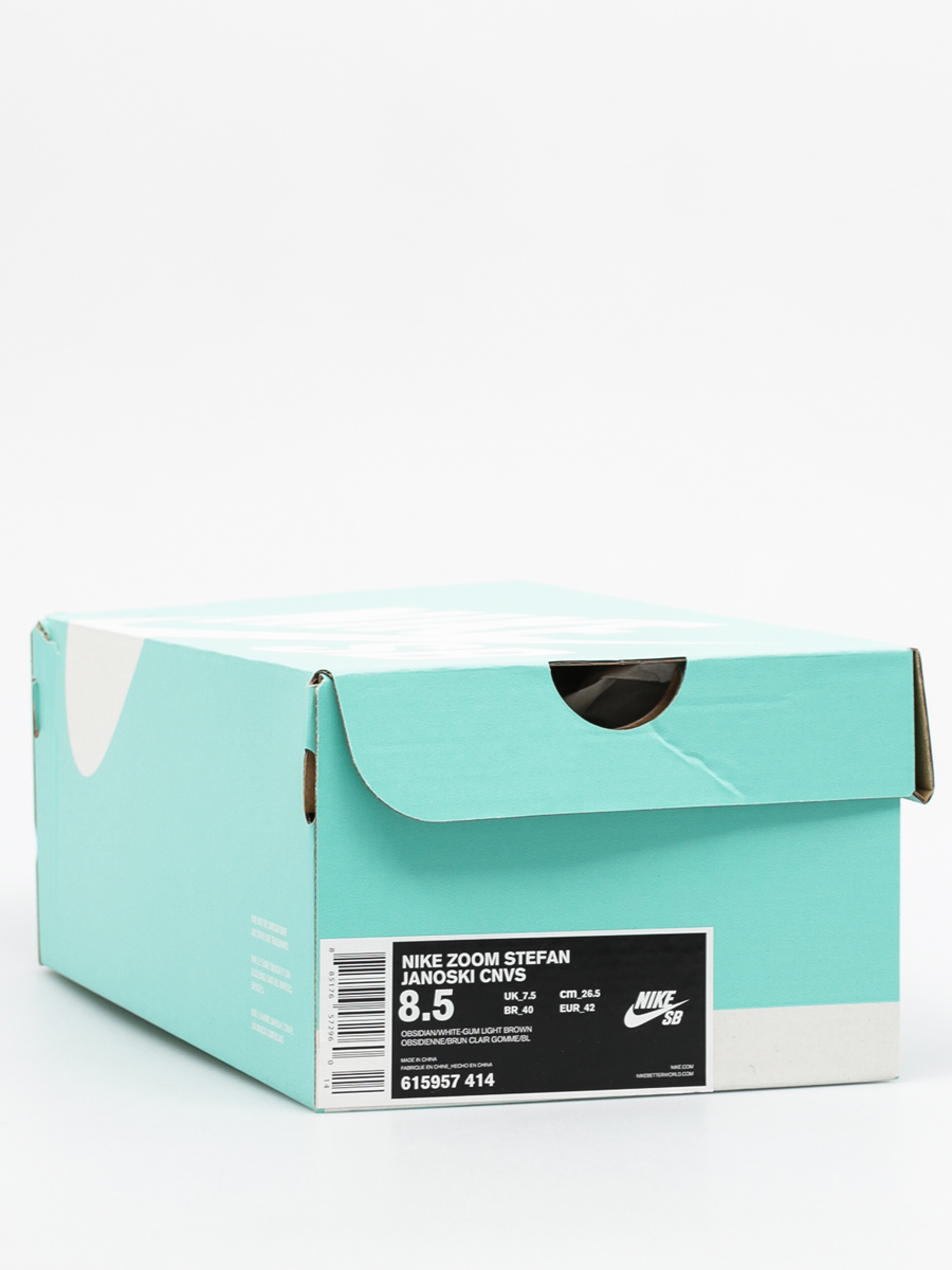 Nike SB Schuhe Zoom Stefan Janoski Cnvs (obsidian/white gum light brown)