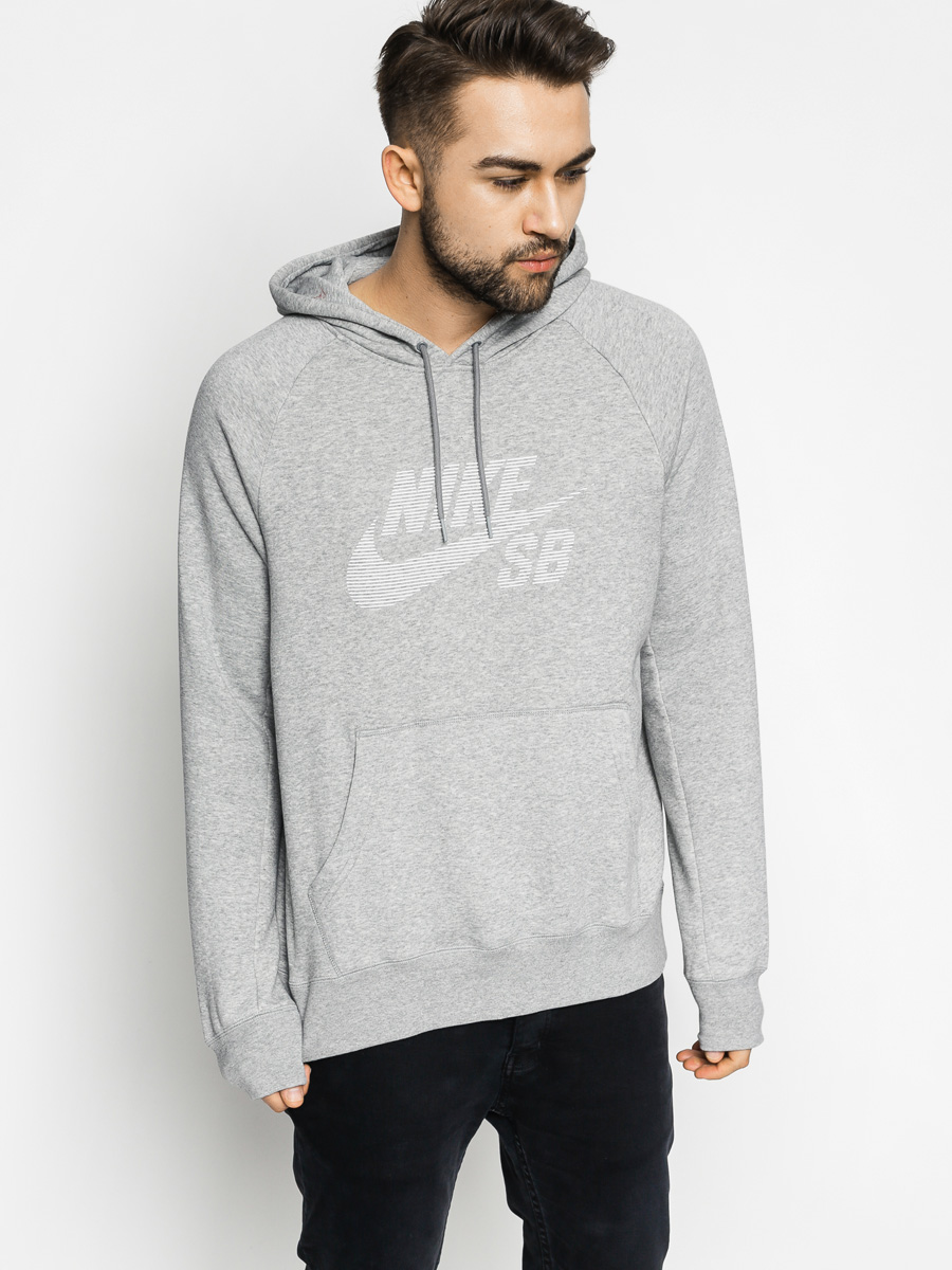 Nike SB Hoodie Sb Icon Po Stripe HD (grey)