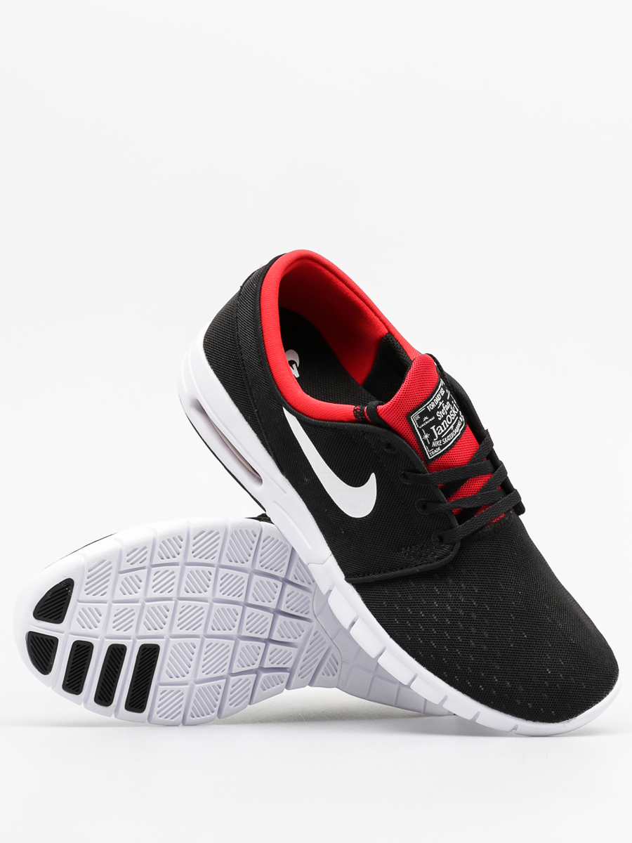 Nike SB Shoes Stefan Janoski Max (black/white university red)