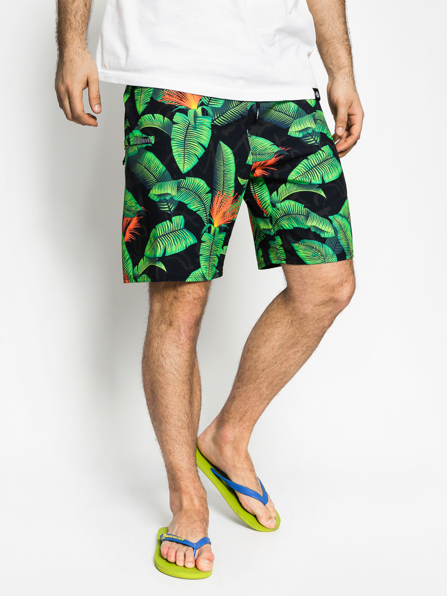Quiksilver Boardshorts Glitched 18 Boardshort (black/green orange)