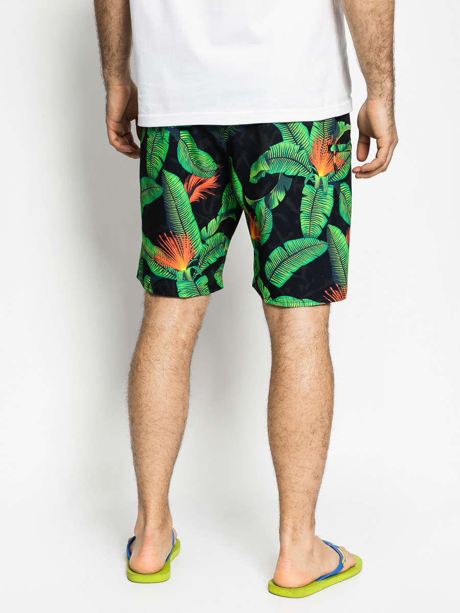 Quiksilver Boardshorts Glitched 18 Boardshort (black/green orange)