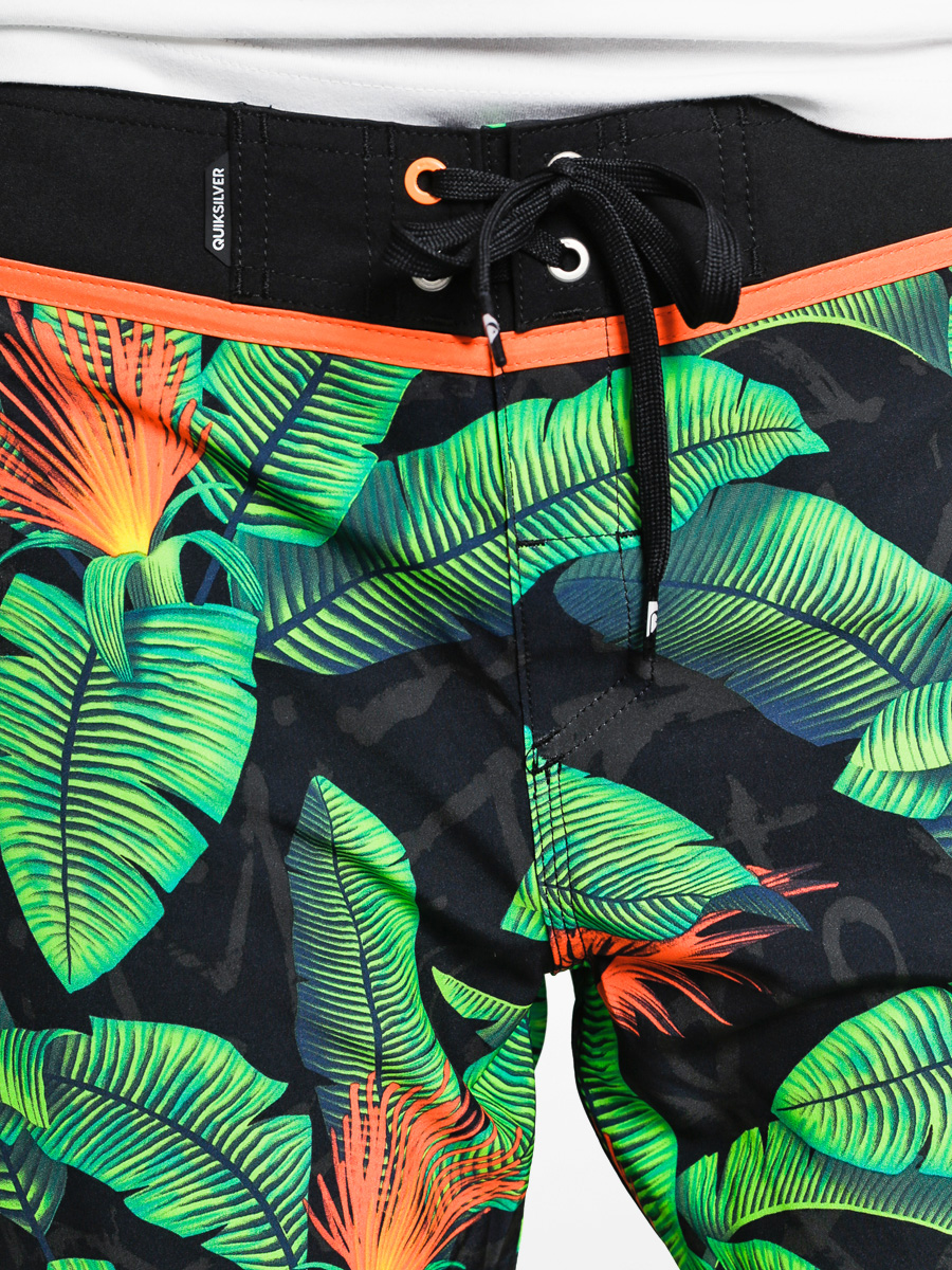 Quiksilver Boardshorts Glitched 18 Boardshort (black/green orange)