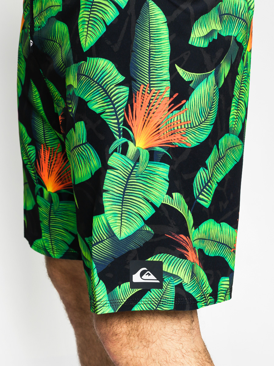 Quiksilver Boardshorts Glitched 18 Boardshort (black/green orange)