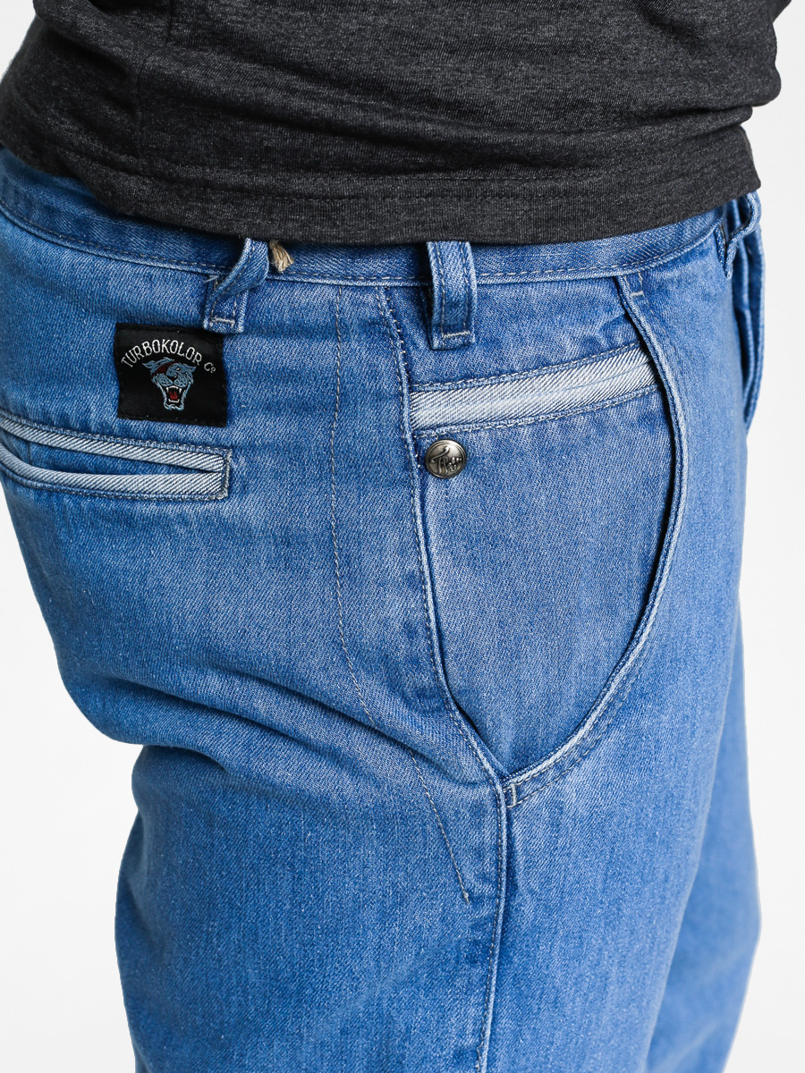 Turbokolor Pants Trainer Chino Denim (lt blue)