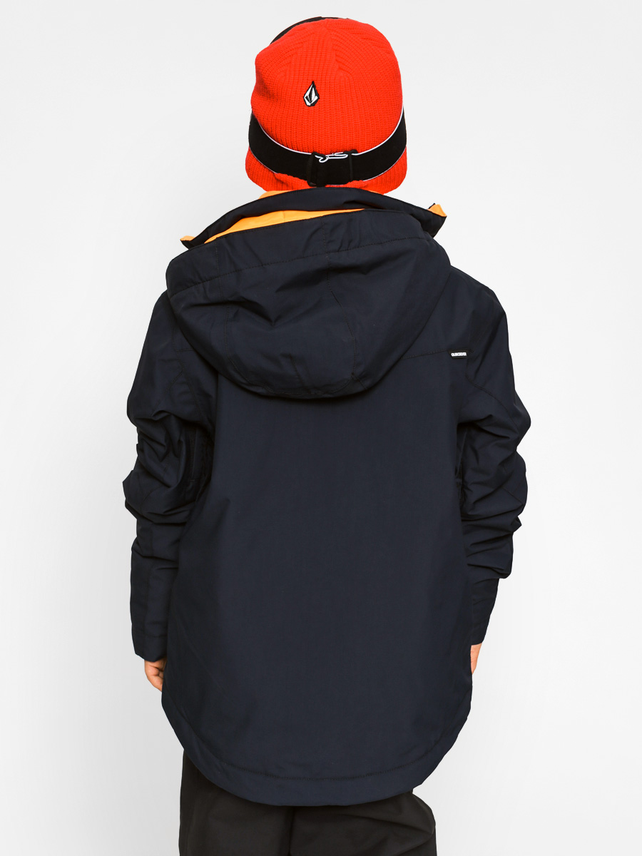 Quiksilver Kids Snowboard jacket Mission Plain (black/orange)