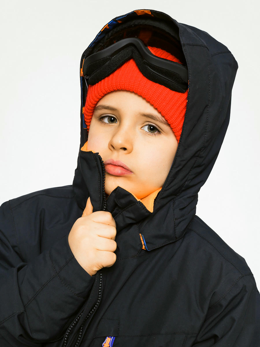 Veste de ski QUIKSILVER Edgy Kids Orange Fluo Garçon